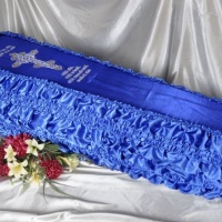 Обивка внешняя  МОЛИТВА - КРЕСТ - ГЛИТТЕР