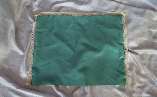 Наволочка мусульманская ШЕЛК с КРУЖЕВОМ