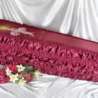 Обивка внешняя СВЕЧА - РОЗА - ГЛИТТЕР