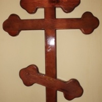 Крест фигурный лак (90)