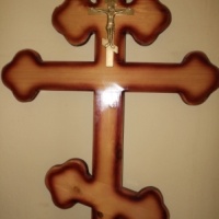 Крест фигурный 120 +накладка