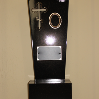 Памятник временный Крест лазер