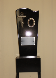 Памятник временный Крест лазер